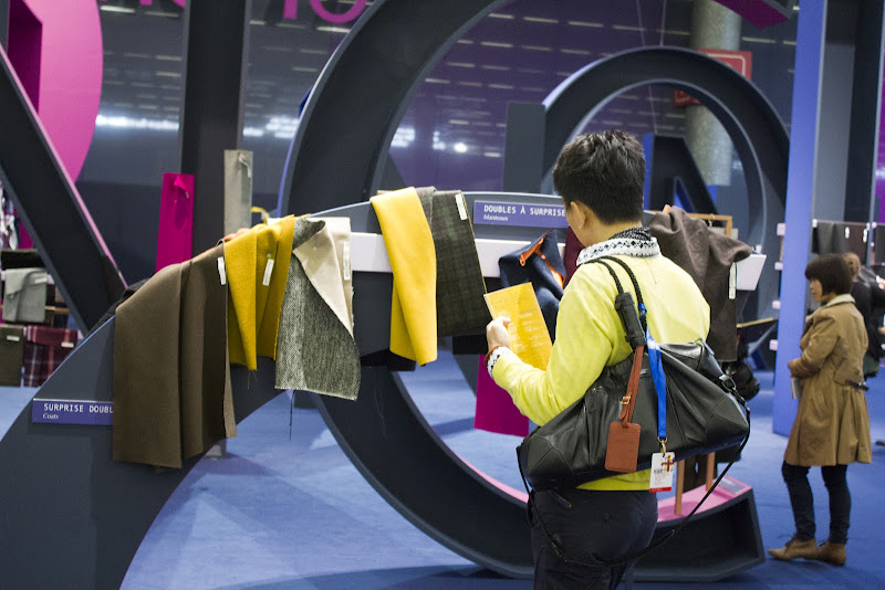 Doublecloths, whether woven, knit, or assembled, were the surprise of the fair.