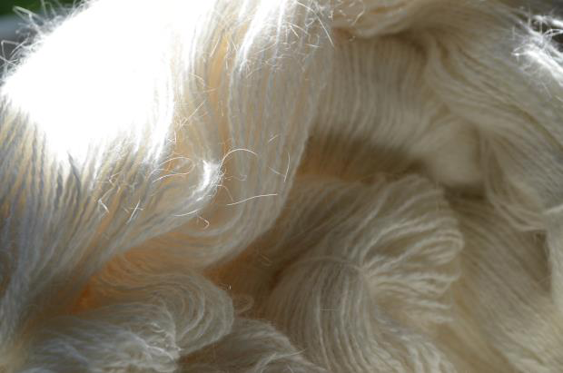 Caregora yarn close up. © Naturfasern