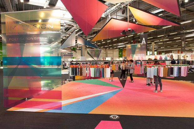 Impulsion, the theme of Texworld’s winter trends for 2015/16, made a powerful impression on visitors. © Texworld  