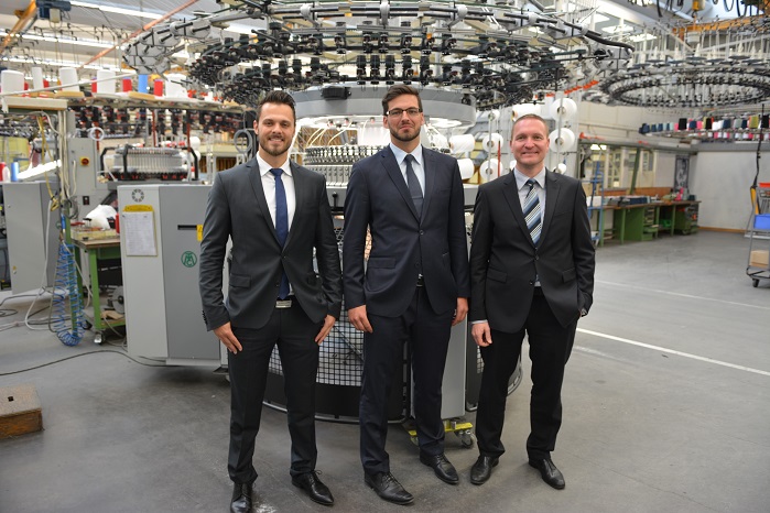 Since its foundation 110 years ago, the company is 100% family-owned. Currently, the founding family’s fourth generation manages the company. From left Benjamin Mayer, Sebastian Mayer and Marcus Mayer. © Mayer & Cie.