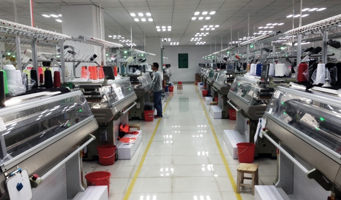 The company's knitting factory. © J&S Enterprises/JS Shoe  
