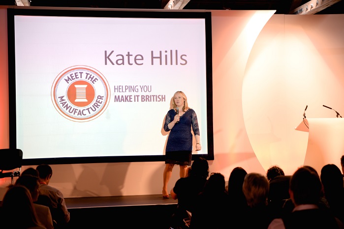 Kate Hills, CEO and founder of Make it British. © Meet the Manufacturer 