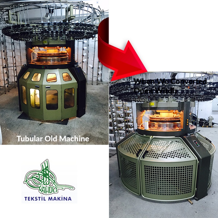 Up to now, the company has converted more than 500 knitting machines. © Vahdet Tekstil Makina