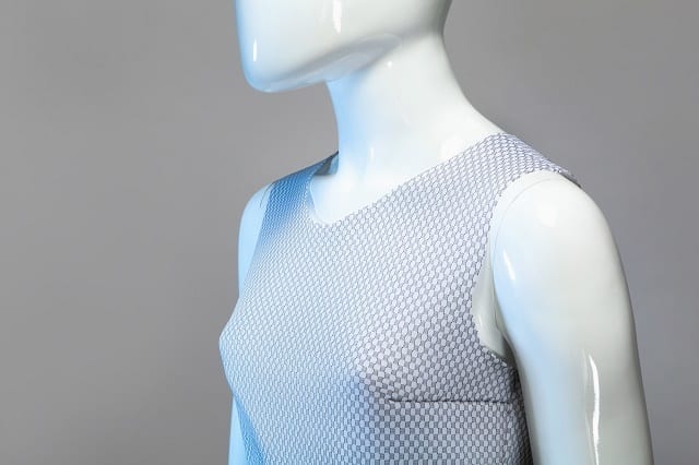 A new clothing collection made from warp-knitted spacer textiles, created by the designer, Maria Valdez. © Karl Mayer