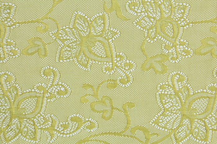 Delicately patterned fabrics produced on Karl Mayer’s RSJ 4/1 machine open up new design options. © Karl Mayer 