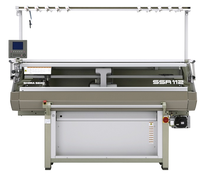 SSR112-SV 07G Computerised flat knitting machine. © Shima Seiki