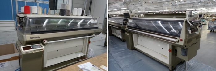 The auction features 36 of the latest high quality Shima Seiki models. © Astoca 