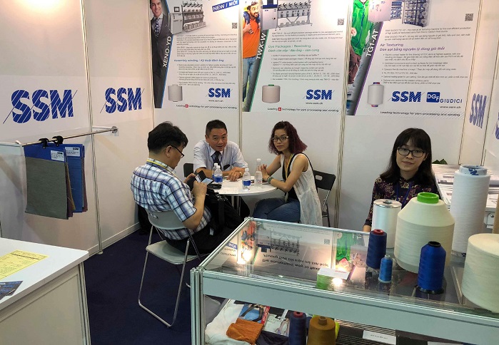 SSM at Saigontex 2018. © SSM Textile Machinery 