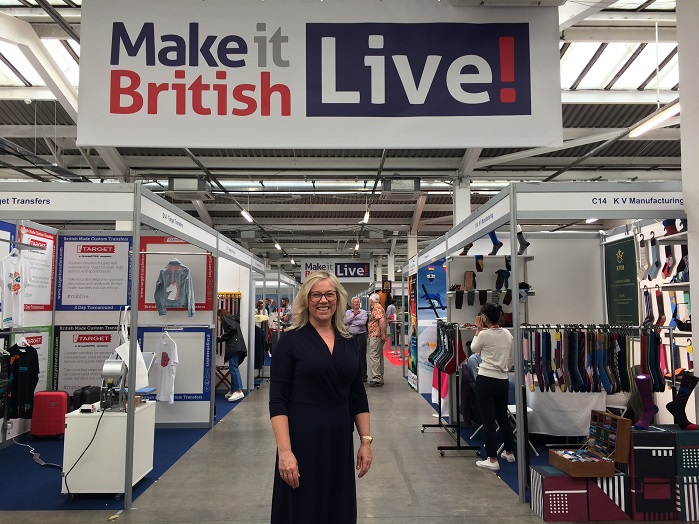 Kate Hills, founder of Make it British. © Knitting Industry