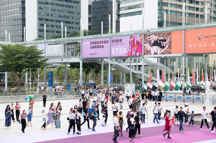 The fair welcomed record 17,664 trade buyers from 35 countries and regions. © Messe Frankfurt/ Intertextile Pavilion Shenzhen