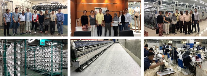 Eurovet and suPPPort visited lingerie and textile factories in Indonesia in November 2018. © Eurovet