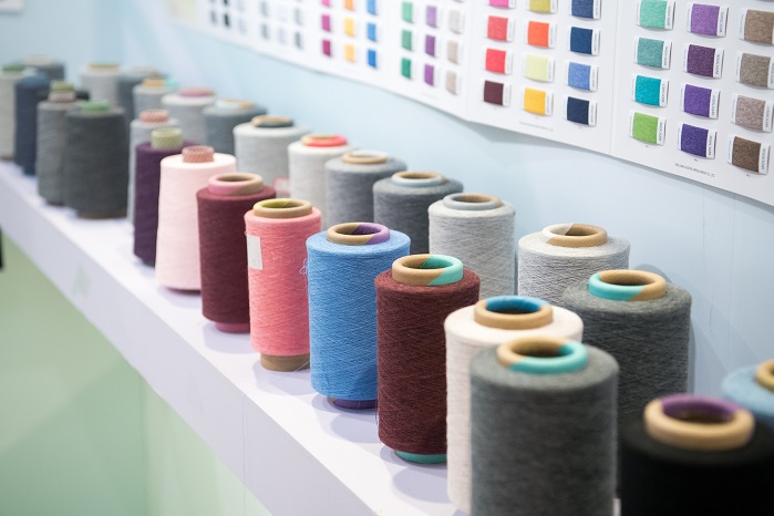 Satisfied buyers reported a diverse variety of products. © Messe Frankfurt / Yarn Expo Spring edition 