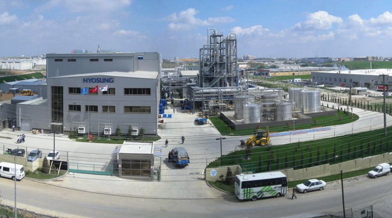 Hyosung’s creora elastane manufacturing facility based in the Cerkezkoy area of Turkey.