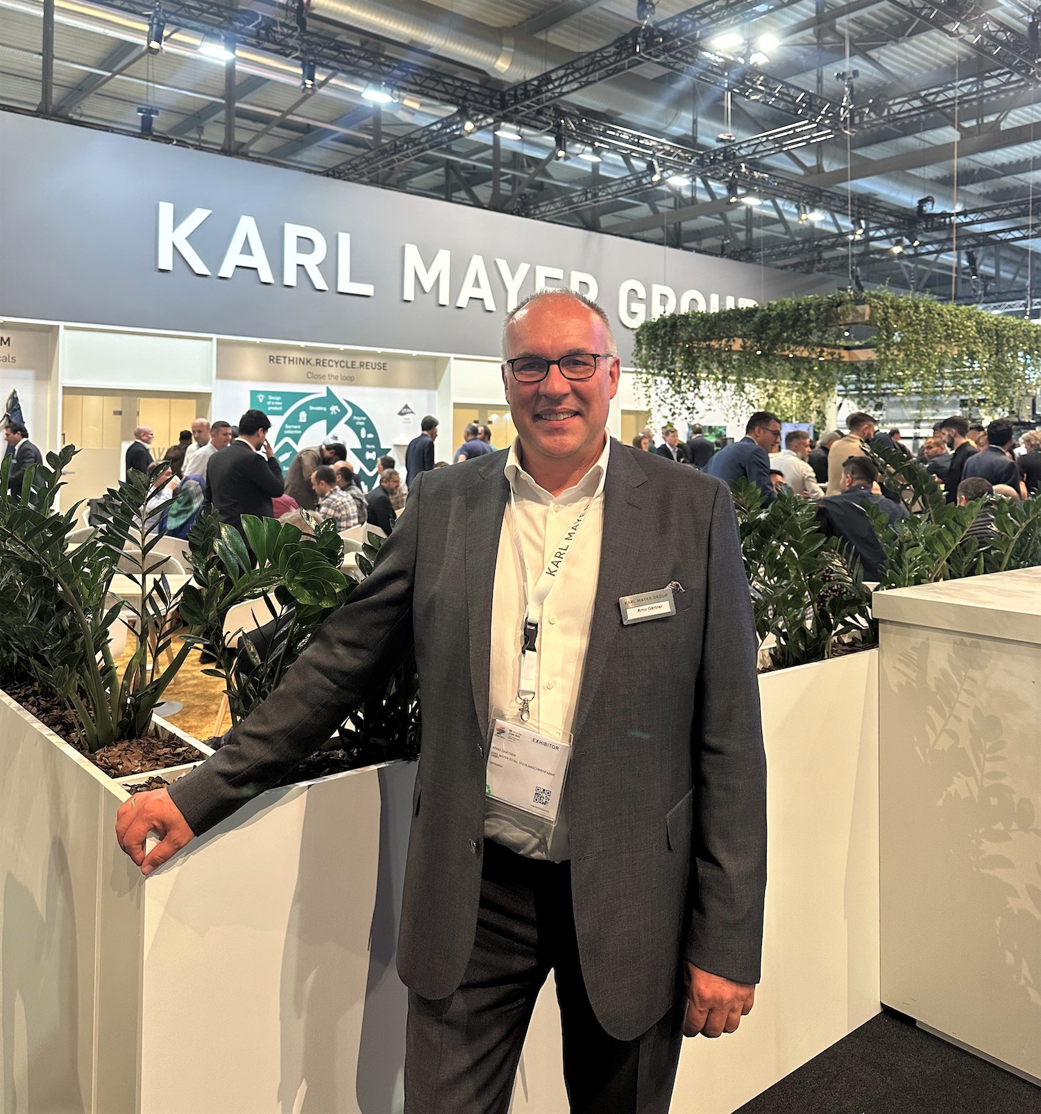 Arno Gärtner, CEO of the Karl Mayer Group. © Karl Mayer Group