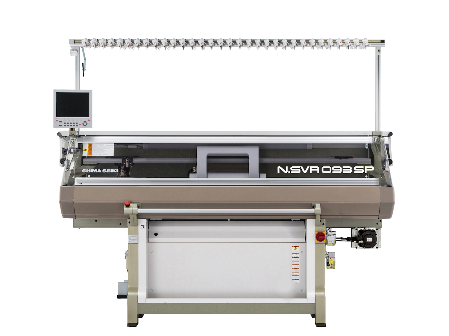 N.SVR093SP is a conventional shaping machine with inlay capability. © Shima Seiki