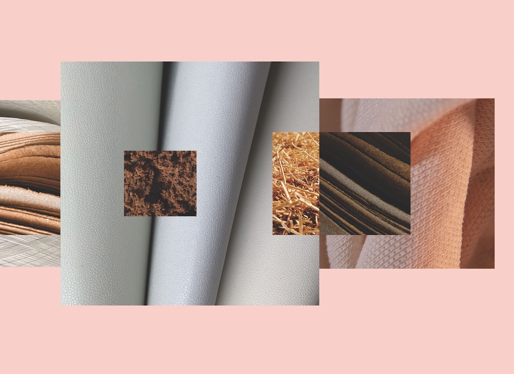 Ingredient collage with MIRUM and Clarus materials. © Natural Fiber Welding