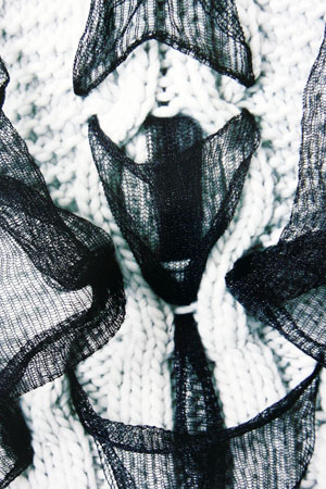 Elena Munoz knit sculpture