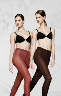Scalina hosiery and lingerie models
