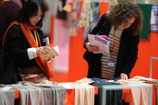Visitors at Premiere Vision February 2011
