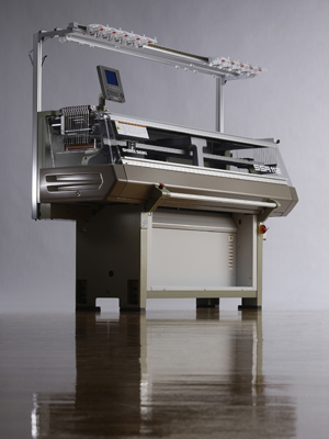 Shima Seiki's SSR 112 computersied flat knitting machine