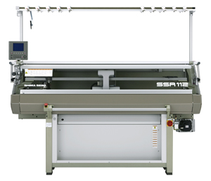 Shima's SSR112 computerised flat knitting machine
