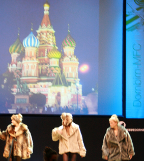 The fashion show at this year's Dornbirn MFC had a real international flavour