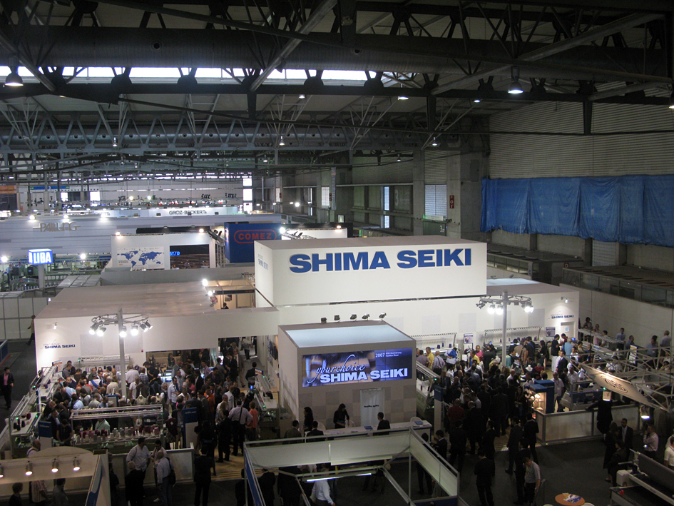 Shima booth at ITMA 2011 in Barcelona