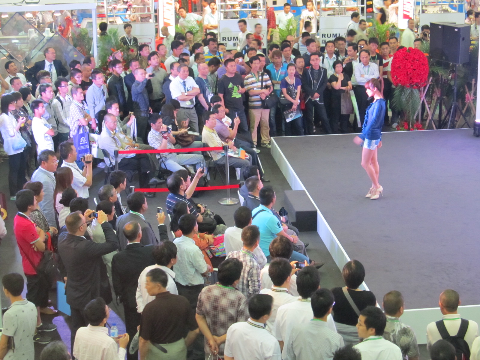 Shima fashion Show at ITMA 2011 in Barcelona