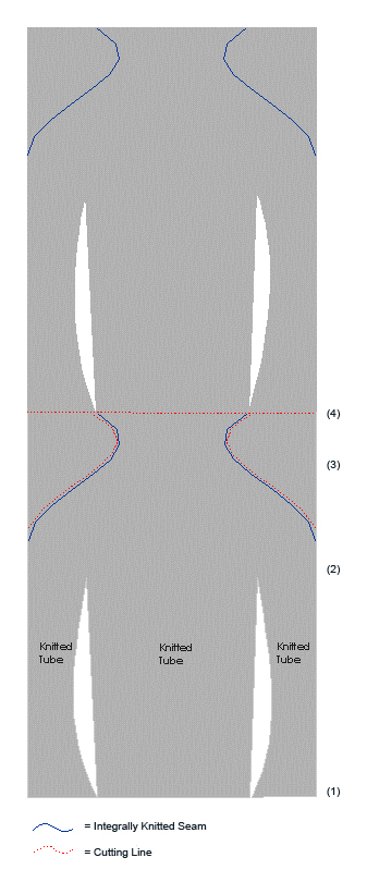 SDW8 knitting technique
