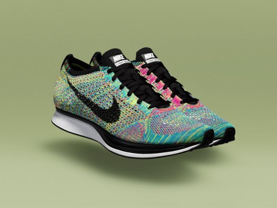 nike flyknit colorful