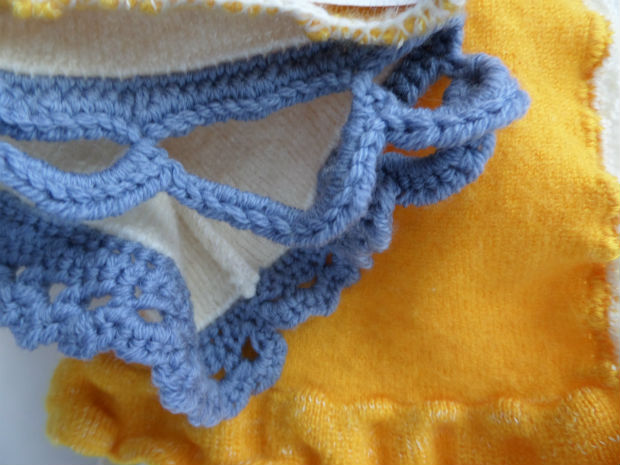 Britta has developed a new clothing collection which she believes could tackle some of the challenges encountered when living with dementia making it easier for the wearer to orientate. © Nottingham Trent University