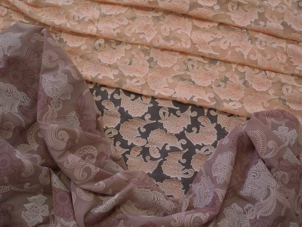 Skin is the eternal theme of nature and charming, with the full colour tones palette inspired by skin colours. © Piave Maitex