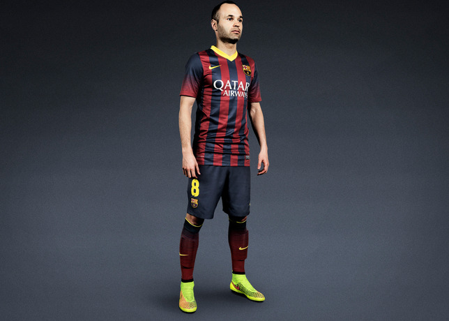 Andres Iniesta. Copyright Nike Inc.