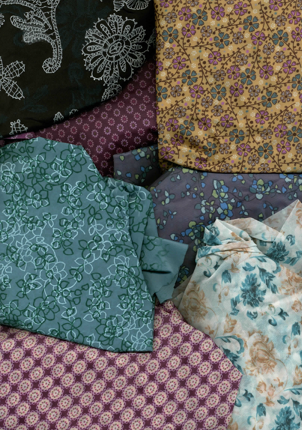 British Colours theme is full of warm colours and patterns that mix different cultures. © Piave Maitex 