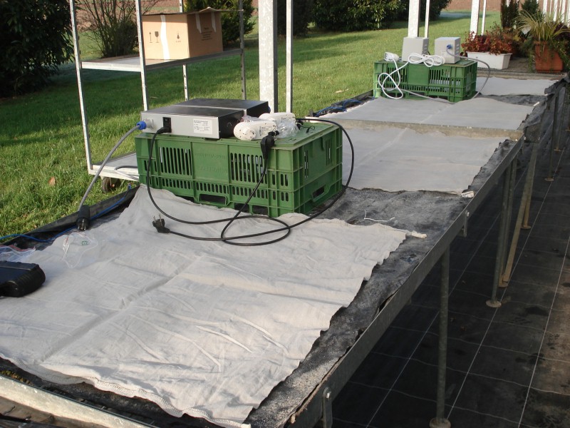 The textiles being developed needed to have a stable temperature profile, permit variable heating from about 5 0C to 40 0C, be structurally resilient and water-resistant and not degrade in soil. © Hohenstein Institute