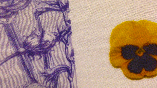 The new technology means that unlike inks the dyes are ‘set in’ the fibres as opposed to ‘sitting on’ the fibres thus forming a permanent and colourfast bond. © Shima Seiki Europe 