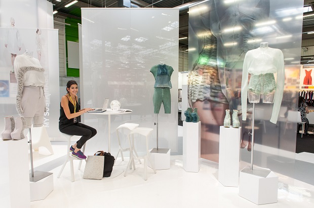 Visitors were able to view fantasy neo-dandy creations by third-year ESMOD students majoring in knits. © Texworld  