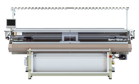 SRY183LP computerized flat knitting machine. © Shima Seiki