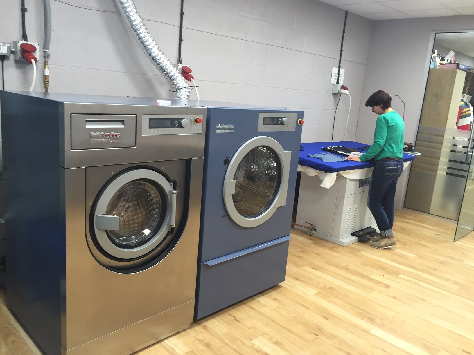 Stoll GB also represents Exacta foe sewing and linking, Mentasti for pressing equipment and now Miele for washing and dry cleaning machinery. © Stoll GB