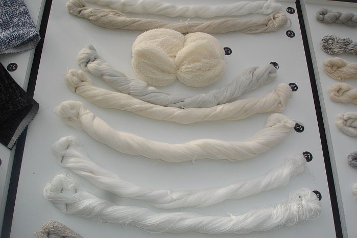 There was a wide variety of fibres for winter on display. © Janet Prescott