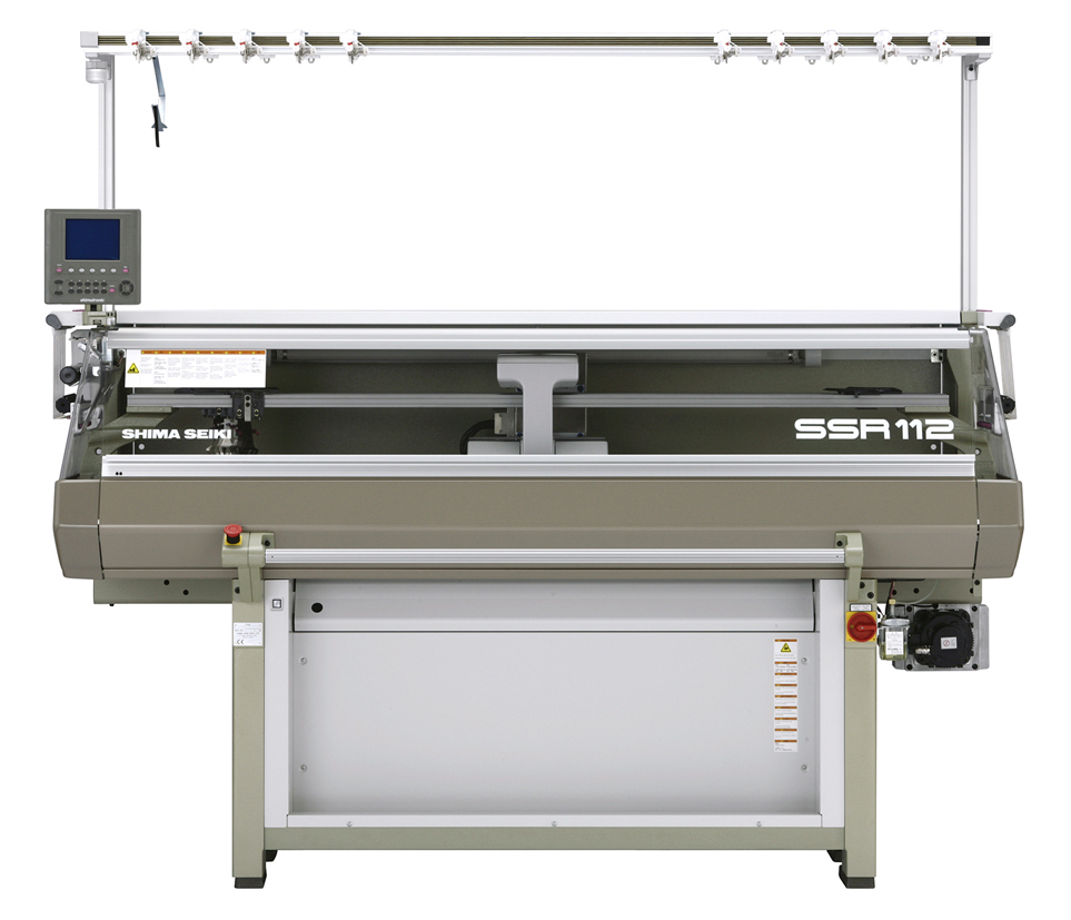 SSR 112 SV 14G computerized flat knitting machine. © Shima Seiki 