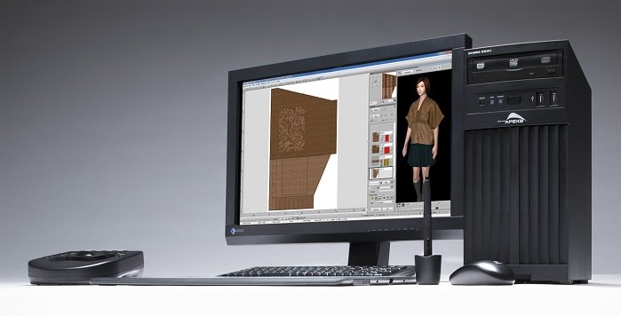 Shima Seiki’s SDS-ONE APEX3 3D design system. © Shima Seiki