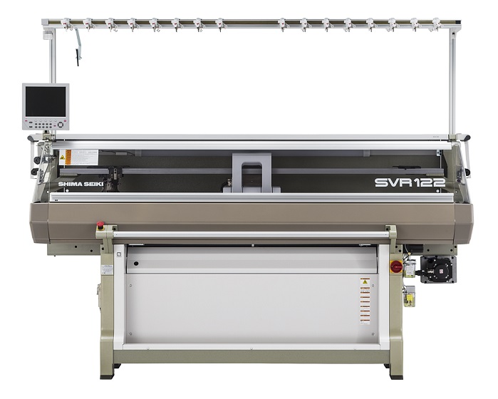 SVR122-SV 14G Computerised flat knitting machine. © Shima Seiki