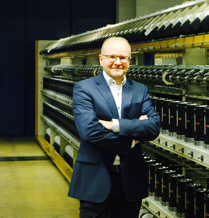 Klaus Sutter, Lederer’s Managing Director. © Lederer Elastic Yarns 