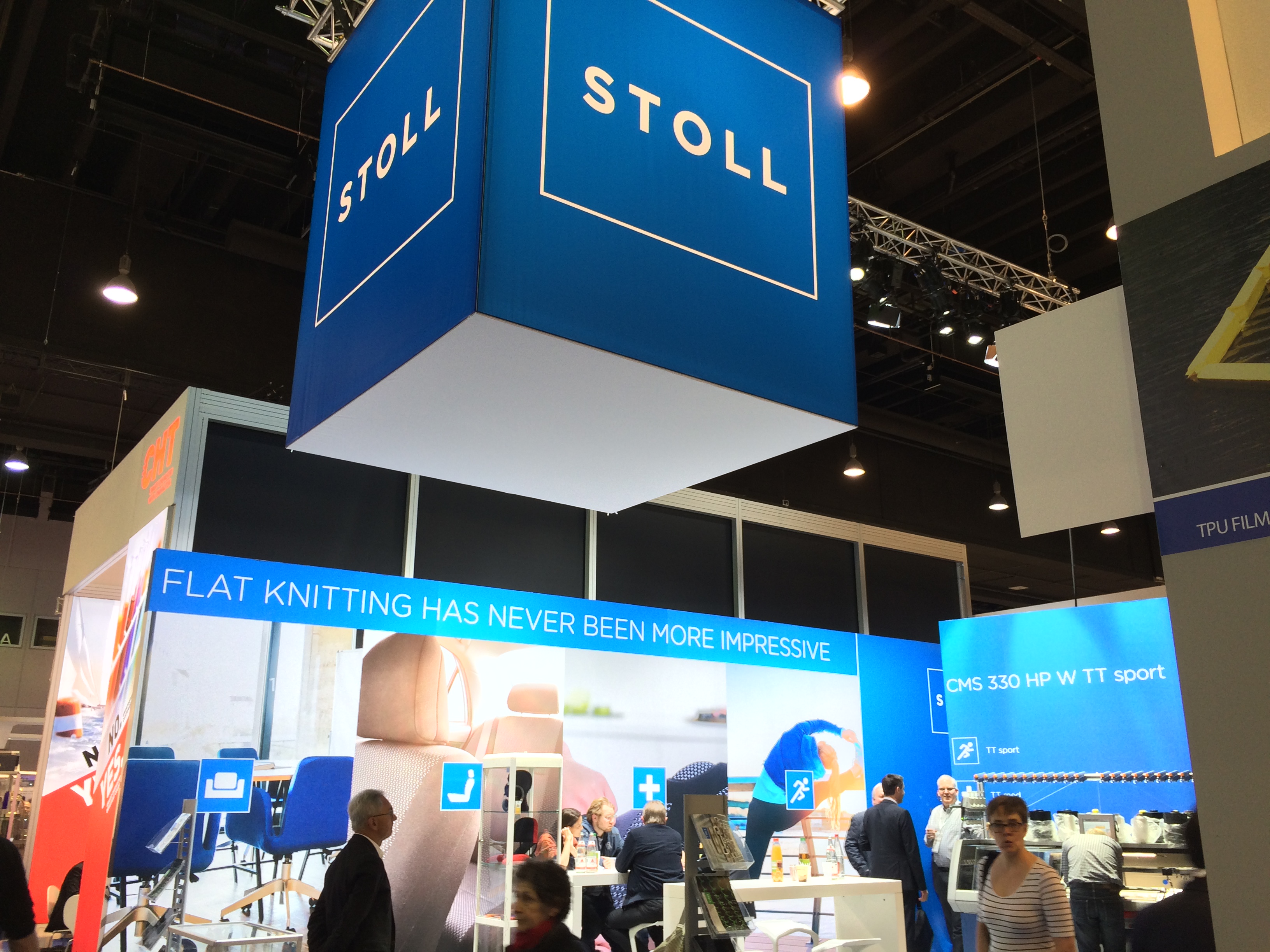 Stoll stand at Techtextil. © Knitting Industry