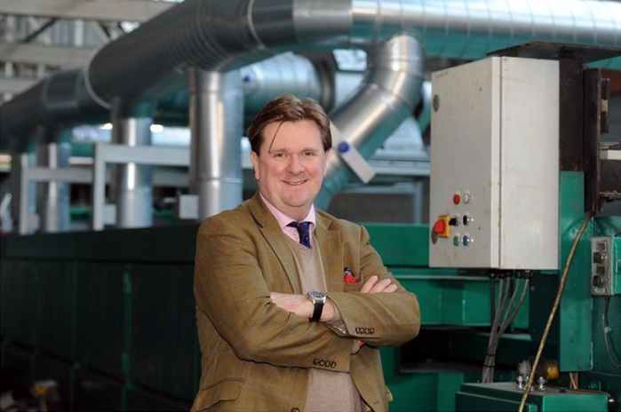 Baltex MD Charles Wood pictured at the company's factory in Basford. © Nottingham Post