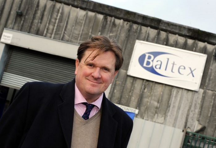 Baltex MD Charles Wood pictured at the company's factory in Basford. © Nottingham Post