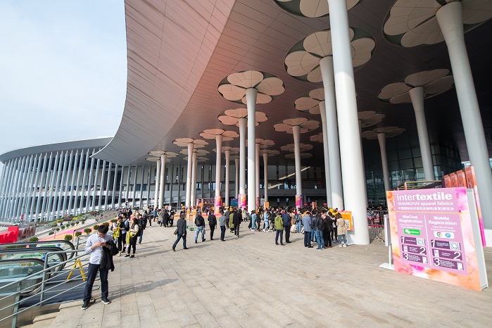Intertextile Shanghai Apparel Fabrics wrapped up last month with a 15% increase in the buyer figure. © Messe Frankfurt / Intertextile Shanghai Apparel Fabrics