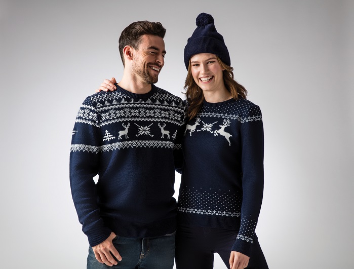 The jumpers are Made in the UK and made from Italian spun merino wool. © Glenmuir