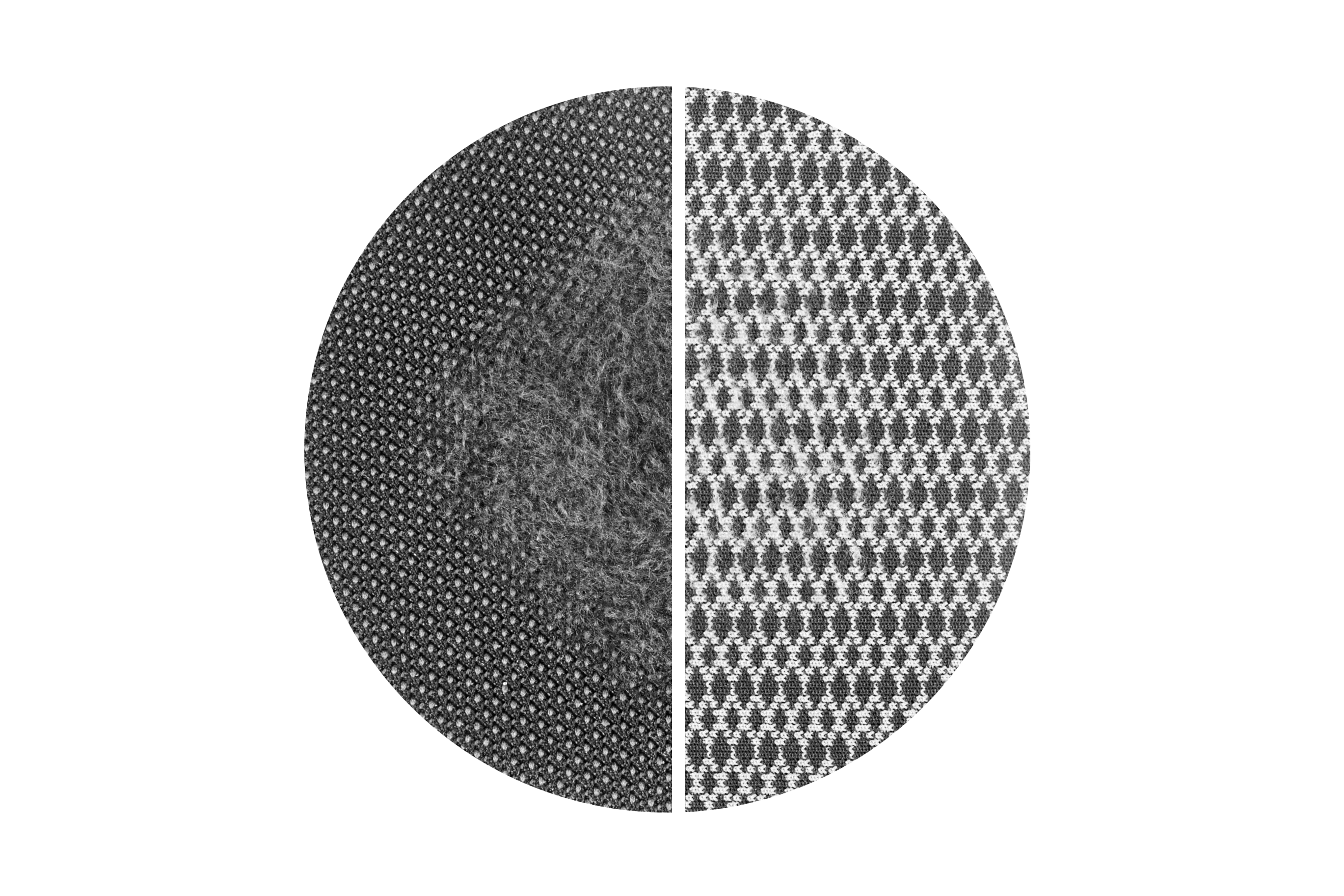 Result comparison Velcro test VDA 230-210: regular flat knit (left), imat x Trevira flat knit (right)